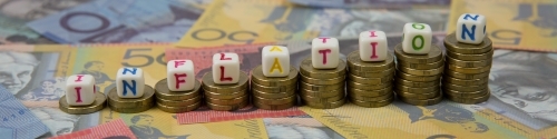 Inflation in Australia - Australian Stock Image