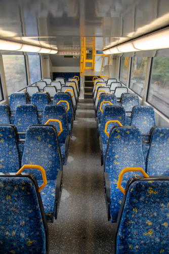 Interior of a Sydney train - Australian Stock Image