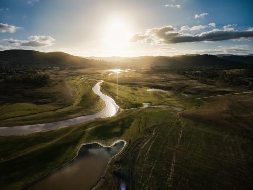 Lake Eildon, Bonnie Doon - Australian Stock Image