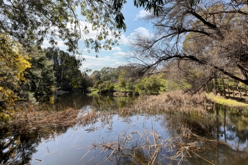 lake scenery landscape in daylight - Australian Stock Image