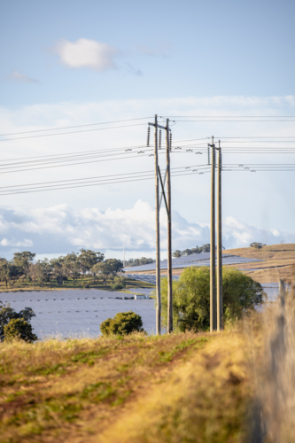 Large solar farm at Wellington New South Wales - Australian Stock Image