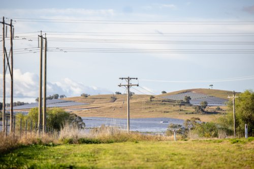 Large solar farm at Wellington New South Wales - Australian Stock Image