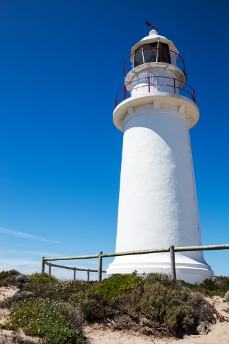 Lighthouse against a blue sky - Australian Stock Image