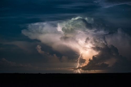 Lightning in the Northern Territory - Australian Stock Image