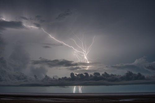 Lightning over the Northern Territory - Australian Stock Image