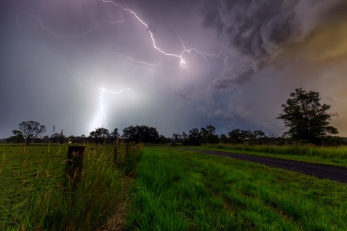 Lightning Storm - Australian Stock Image