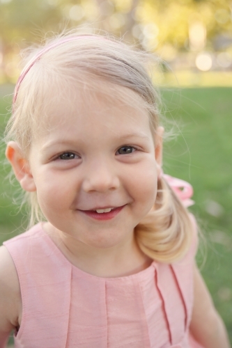 Little girl at the park - Australian Stock Image