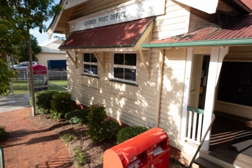 Local Post Office out of focus - Australian Stock Image