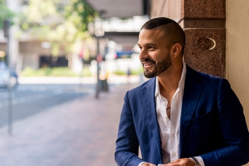 man in suit - Australian Stock Image