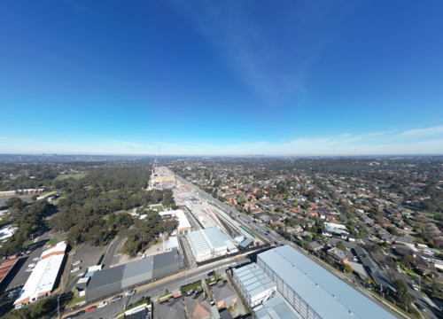 MELBOURNE, AUSTRALIA - AUGUST 03 2025: North East Link tunnel construction in Watsonia and Yallambie - Australian Stock Image