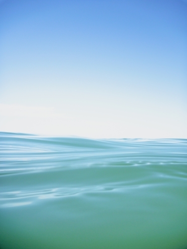 Minimalist close up photo of the ocean - Australian Stock Image