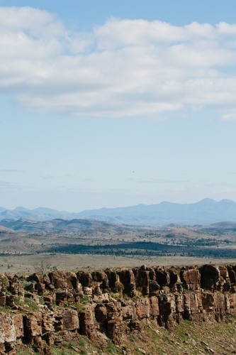 Mountain landscape view of the Flinders Ranges