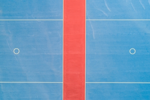 Netball courts patterns. - Australian Stock Image