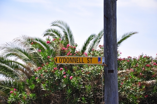 O'donnell Street Sign - Australian Stock Image