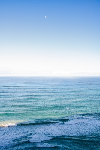 Ocean view of surf beach - Australian Stock Image