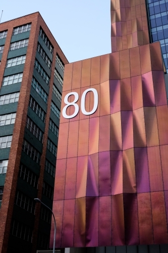 Office tower at 80 Grenfell Street, part of Rundle Place - Australian Stock Image