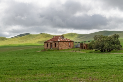 Old abandoned farmhouse - Australian Stock Image