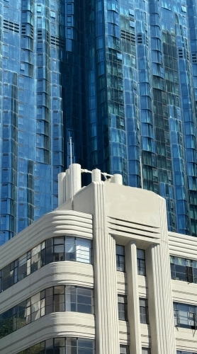 Old and new buildings - Australian Stock Image