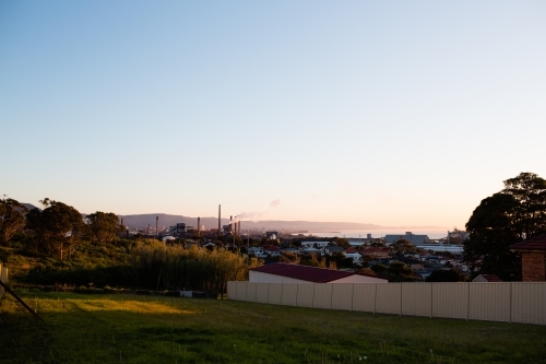 Overlooking industry - Australian Stock Image