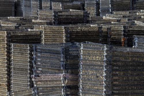 Oyster Nets - Australian Stock Image