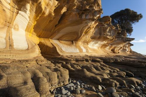 Painted Cliffs - Australian Stock Image