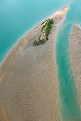 Passage Islands at low tide, The Narrows - Australian Stock Image