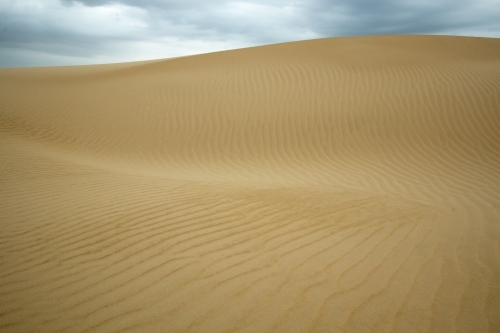 Patterns in sand dunes - Australian Stock Image