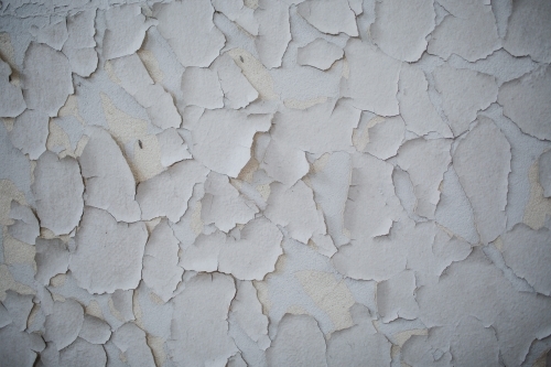 peeling white paint - Australian Stock Image