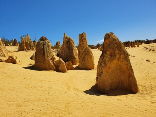 Pinnacle Rock formations - Australian Stock Image