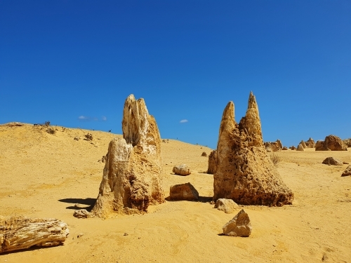 Pinnacle rock formations