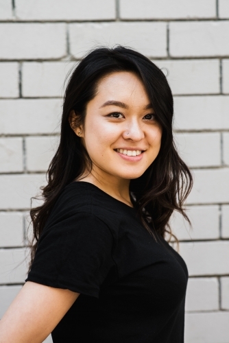 portrait of asian woman - Australian Stock Image