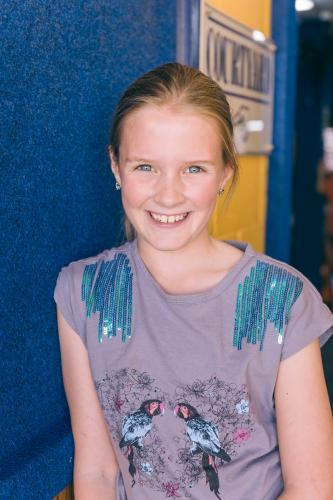 portrait of pretty tween girl - Australian Stock Image