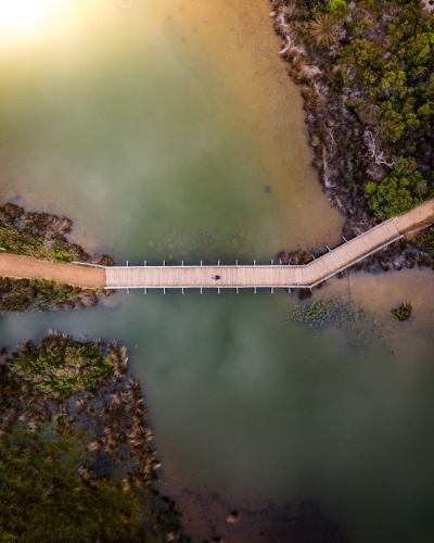 River Boardwalks & Trails - Australian Stock Image