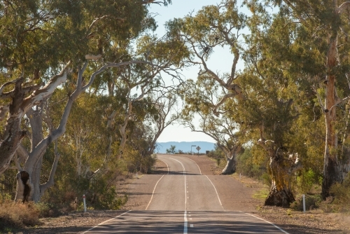 road through Flinders Ranges, SA - Australian Stock Image