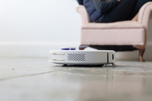 robotic vacuum cleaner - Australian Stock Image