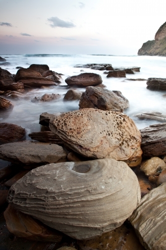 Rocks at the beach - Australian Stock Image