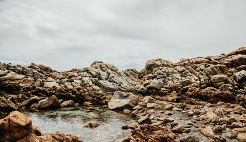 Rocky Coast - Australian Stock Image