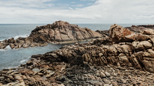 Rocky Coast - Australian Stock Image