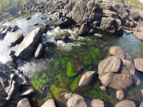 Rocky river landscape - Australian Stock Image