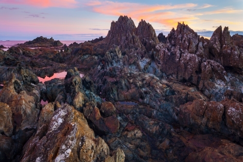 Sarah Anne Rocks - Tarkine - Tasmania - Australia - Australian Stock Image