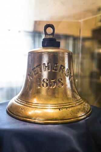 Ships bell from the Netherby Shipwreck - Australian Stock Image