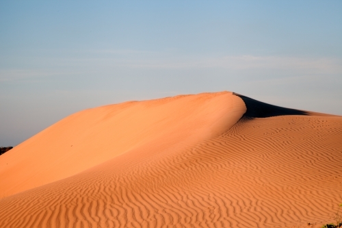 Stunning red sand dunes - Australian Stock Image