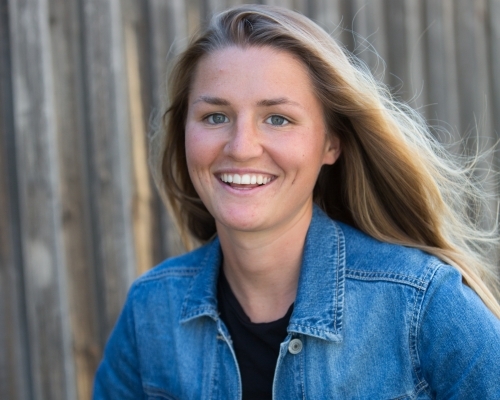 Summer Fun Young Woman Smiling - Australian Stock Image