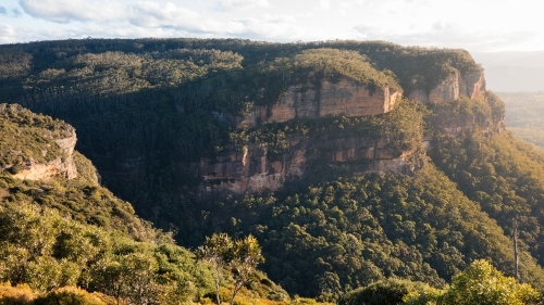 Sunny winters day in the Blue Mountains - Australian Stock Image