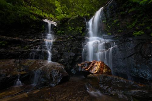 Sylvia Falls in the Valley of the Waters in the Blue Mountains National Park