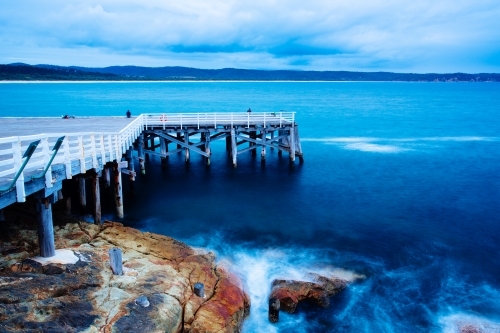 Tathra Jetty - Australian Stock Image