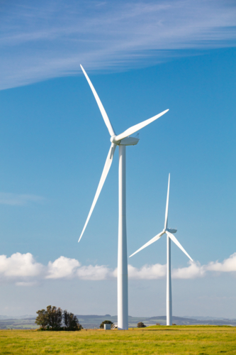 The Bald Hills Wind Farm near Walkerville in the Bass Coast region of Victoria, Australia - Australian Stock Image