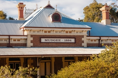 The disused Mudgee Railway Station - Australian Stock Image