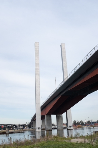The iconic Australian, Melbourne Bolte Bridge - Australian Stock Image