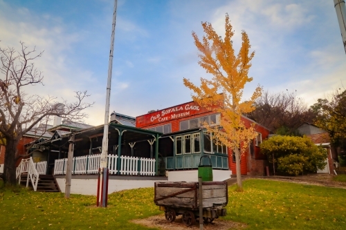 The Old Gaol Museum, in the historic mining town of Sofala - Australian Stock Image